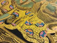 Green Tara, Buddhist Handmade Thangka Painting, Tibetan Style, [real Gold]