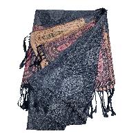 Jamawar Shawl, Nepali Acrylic Shawl, Color [gray]