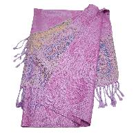 Jamawar Shawl, Nepali Acrylic Shawl, Color [lilac]