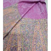 Jamawar Shawl, Nepali Acrylic Shawl, Color [lilac]