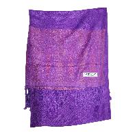 Jamawar Shawl, Nepali Acrylic Shawl, Color [purple]