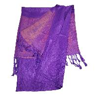 Jamawar Shawl, Nepali Acrylic Shawl, Color [purple]
