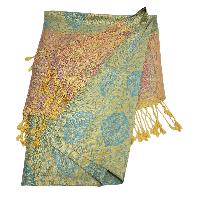 Jamawar Shawl, Nepali Acrylic Shawl, Color [olive Drab]