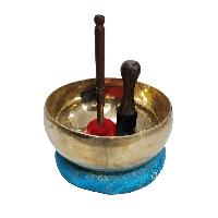 Singing Bowl, Buddhist Hand Beaten Therapy Bowls, With Glossy Finishing, Head Bowl, [select Accessories]