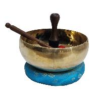 Singing Bowl, Buddhist Hand Beaten Therapy Bowls, With Glossy Finishing, Head Bowl, [select Accessories]