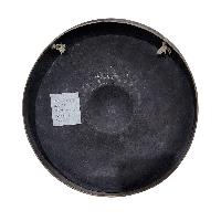 Burmese Gong, [hand Beaten] Large, Nipple Gong With Flower Design, The Javanese Gong