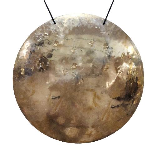 Gong, Tibetan [handmade], Wind Gong, Flat Gong, Glossy Finishing