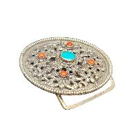 [belt Buckle] Of Silver With [turquoise]