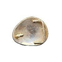 [belt Buckle] Of Silver With [turquoise And Coral]