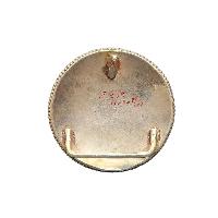 [belt Buckle] Of Silver With [yellow Amber]