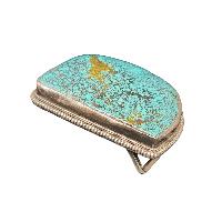 [belt Buckle] Of Silver With [turquoise]