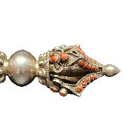 Dorje, [vajra] Of Silver With [coral]