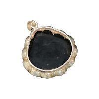 [pendant], Designer Silver Jewellery With [black Oval Onyx]