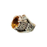 [ring], Designer Silver Jewellery With [topaz Stone]