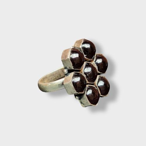 [ring], Designer Silver Jewellery With [garnet]