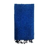 Yak Wool Shawl, Nepali Acrylic Hand Loom Shawl, [blue Color]
