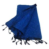 Yak Wool Shawl, Nepali Acrylic Hand Loom Shawl, [blue Color]