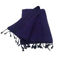 Yak Wool Shawl, Nepali Acrylic Hand Loom Shawl, [purple Color]