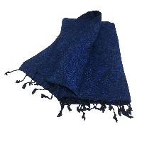 Yak Wool Shawl, Nepali Acrylic Hand Loom Shawl, [blue Color]