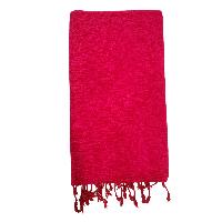 Yak Wool Shawl, Nepali Acrylic Hand Loom Shawl, [red Color]