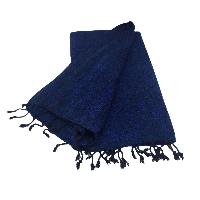 Yak Wool Shawl, Nepali Acrylic Hand Loom Shawl, [blue Color]