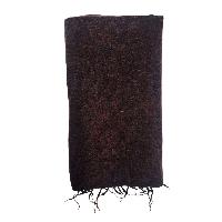 Yak Wool Shawl, Nepali Acrylic Hand Loom Shawl, [reddish-brown Color]