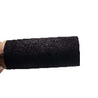 Singing Bowl Accessories, Wooden And Leather, Stroking And Playing Mallet, Medium Small