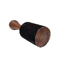 Singing Bowl Accessories, Wooden And Leather, Stroking And Playing Mallet, Large