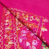 Desigener Shawl, Thick Nepali Shawl, With Heavy Embroidery, Color [pink]