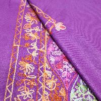 Desigener Shawl, Thick Nepali Shawl, With Heavy Embroidery, Color [purple]