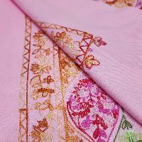 Desigener Shawl, Thick Nepali Shawl, With Heavy Embroidery, Color [pale Pink]