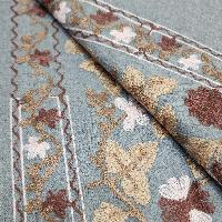 Desigener Shawl, Thick Nepali Shawl, With Heavy Embroidery, Color [gray]