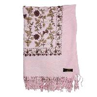 Desigener Shawl, Thick Nepali Shawl, With Heavy Embroidery, Color [pink]