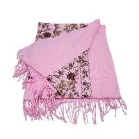Desigener Shawl, Thick Nepali Shawl, With Heavy Embroidery, Color [pink]