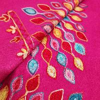 Desigener Shawl, Thick Nepali Shawl, With Heavy Embroidery, Color [pink]