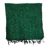 Yak Wool Blanket, Nepali Acrylic Hand Loom Blanket, Color [green]