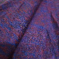 Yak Wool Blanket, Nepali Acrylic Hand Loom Blanket, Color [violet]