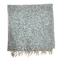 Yak Wool Blanket, Nepali Acrylic Hand Loom Blanket, Color [gray]