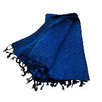 Yak Wool Blanket, Nepali Acrylic Hand Loom Blanket, Color [navy Blue]