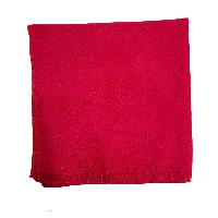 Yak Wool Blanket, Nepali Acrylic Hand Loom Blanket, Color [red]