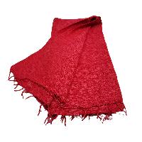 Yak Wool Blanket, Nepali Acrylic Hand Loom Blanket, Color [maroon]