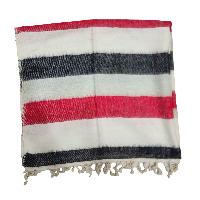 Yak Wool Blanket, Nepali Acrylic Hand Loom Blanket, [multi-color]