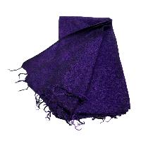 Yak Wool Blanket, Nepali Acrylic Hand Loom Blanket, Color [purple]