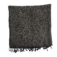Yak Wool Blanket, Nepali Acrylic Hand Loom Blanket, Color [brownish-gray]