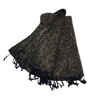 Yak Wool Blanket, Nepali Acrylic Hand Loom Blanket, Color [brownish-gray]