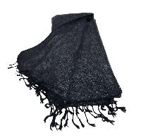 Yak Wool Blanket, Nepali Acrylic Hand Loom Blanket, Color [dark Gray]