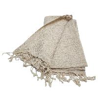 Yak Wool Blanket, Nepali Acrylic Hand Loom Blanket, Color [grayish-brown]