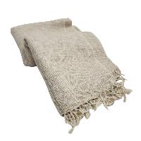 Yak Wool Blanket, Nepali Acrylic Hand Loom Blanket, Color [grayish-brown]