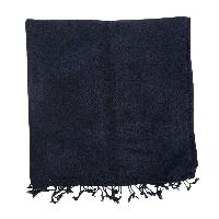 Yak Wool Blanket, Nepali Acrylic Hand Loom Blanket, Color [charcoal Gray]