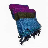 Yak Wool Blanket, Nepali Acrylic Hand Loom Blanket, [multi-color]